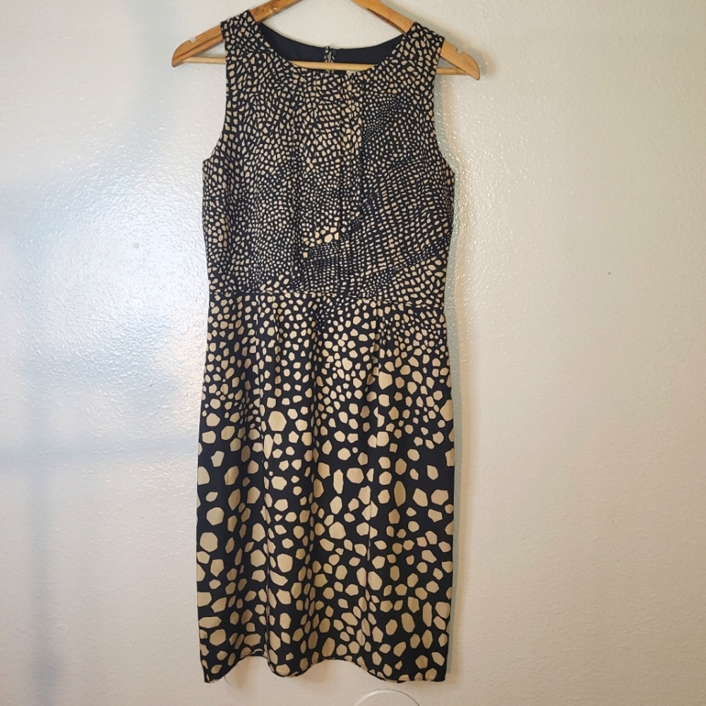 Monsoon Animal Print Sleeveless Shift Dress